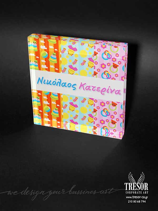 Tresor Corporate Art Αναμνηστικό προσωποποιημένο βραβείο Δώρο από πολλά χρώματα πλεξιγκλάς Plexiglas με χάραξη laser router εκτύπωση UV Βραβεία Εθιμοτυπικά
